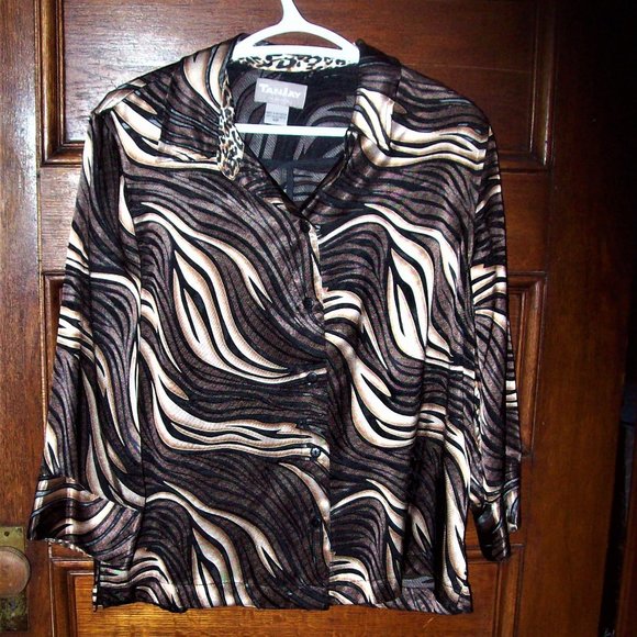 *** TAN JAY *** BRAND NEW~ NEVER WORN ~ Blouse 10 - Picture 1 of 1